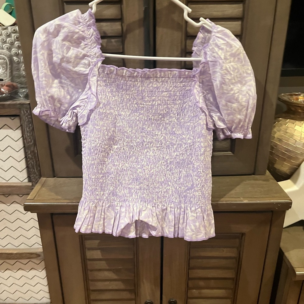 Purple blouse
